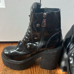 Killstar Broom Rider Boots Size 6